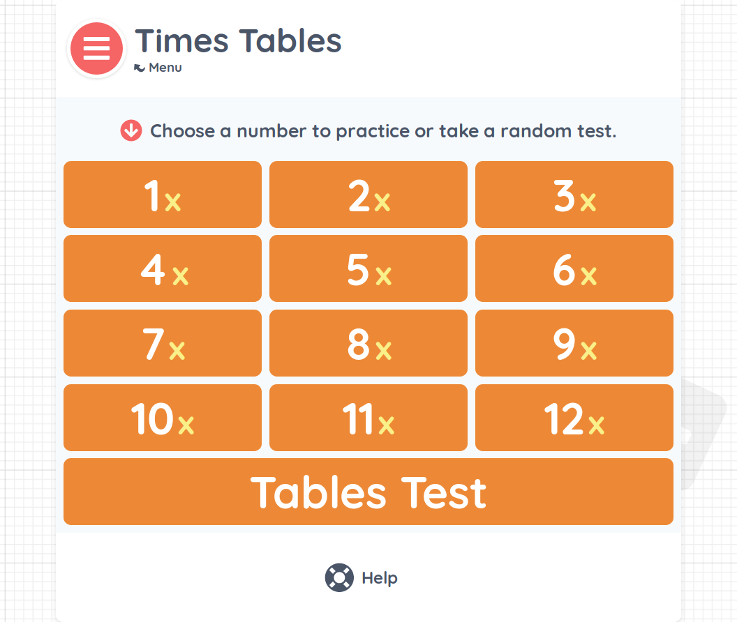 Times Tables App
